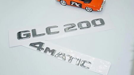 DK Tuning GLC200 4Matic Bagaj Krom ABS Yazı Logo Benz İle Uyumlu