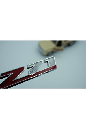 Silverado Z71 Off Road Bagaj 3m Krom Metal Logo