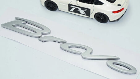 DK Tuning Fiat Bravo Bagaj Gri ABS 3M 3D Yazı Logo Amblem