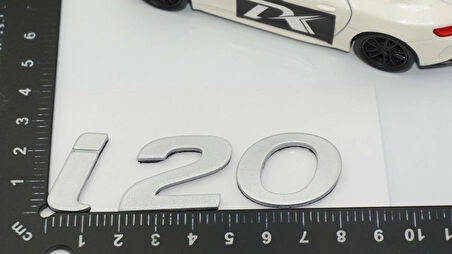 DK Tuning i20 Bagaj 3M Gri Yeni Nesil Yazı Logo Hyundai İle Uyumlu