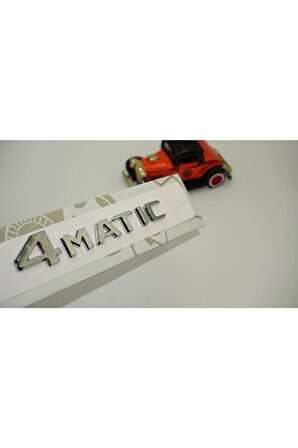 4 Matic Bagaj Gümüş Krom Abs 3m Yazı Logo Uyumlu