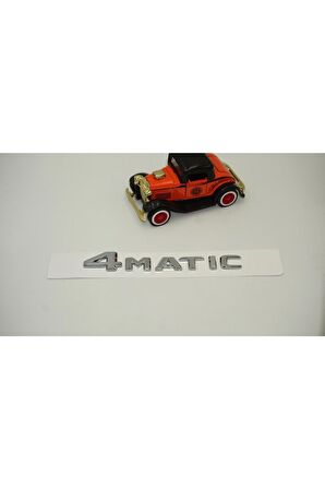 4 Matic Bagaj Gümüş Krom Abs 3m Yazı Logo Uyumlu
