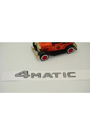 4 Matic Bagaj Gümüş Krom Abs 3m Yazı Logo Uyumlu