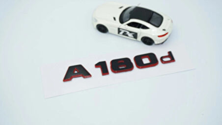 DK Tuning A 180d Bagaj Kırmızı Siyah ABS Yazı Logo Benz İle Uyumlu