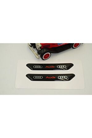 Audi A4 A5 A6 A7 Uyumlu Çamurluk Yanı Ve Ayna Metalize Damla Desen 3m Logo Arma