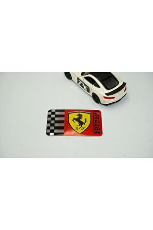 S F Ferrari Logo Metal Body Plaka Logo Amblem Arma