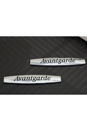 Logo Yan Çamurluk 3m 3d Krom Metal Logo