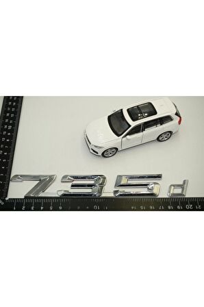 Bmw 735d Uyumlu Bagaj Krom Abs 3m 3d Yazı Logo Orjinal Ürün