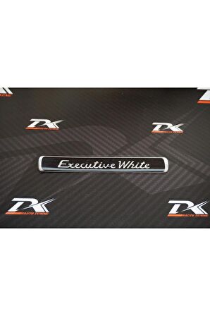 Land Cruiser Executive White 3m Silikon Kaplama Bagaj Logo