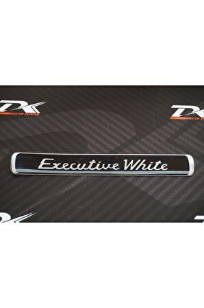 Land Cruiser Executive White 3m Silikon Kaplama Bagaj Logo