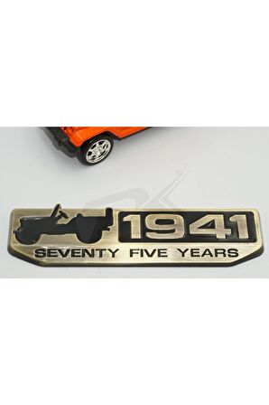1941 Wrangler Cherokee Renegade Patriot Bagaj Yazı Krom Metal 3m Logo