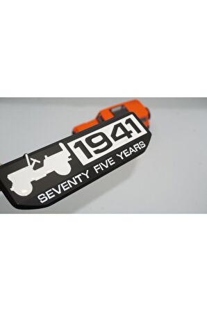 1941 Wrangler Cherokee Renegade Patriot Bagaj Yazı Krom Metal 3m Logo