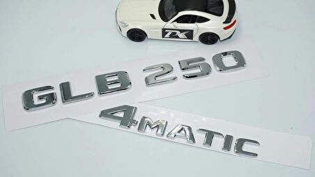 DK Tuning GLB250 4Matic Bagaj Krom ABS Yazı Logo Benz İle Uyumlu