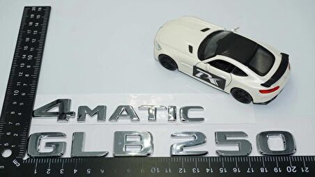 DK Tuning GLB250 4Matic Bagaj Krom ABS Yazı Logo Benz İle Uyumlu