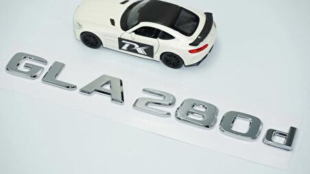 DK Tuning GLA 280d Bagaj Krom ABS 3M 3D Yazı Logo Benz İle Uyumlu