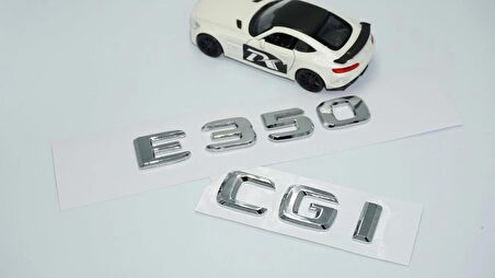 DK Tuning E350 CGi Bagaj Krom ABS 3M 3D Yazı Logo Benz İle Uyumlu