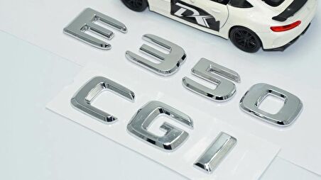 DK Tuning E350 CGi Bagaj Krom ABS 3M 3D Yazı Logo Benz İle Uyumlu