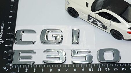 DK Tuning E350 CGi Bagaj Krom ABS 3M 3D Yazı Logo Benz İle Uyumlu