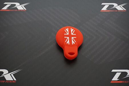 Mini Cooper F56 F55 F54 F60 English Flag 1.Kalite Silikon Anahtar Kılıfı