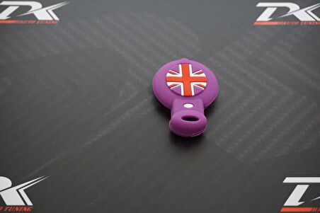 Mini Cooper R56 R57 R58 R60 R61 English Flag 1.Kalite Silikon Anahtar Kılıfı