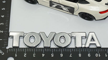 DK Tuning Toyota Prius Auris Bagaj 3M 3D Krom ABS Logo Amblem