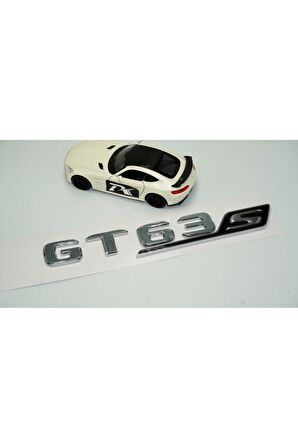 DK Benz GT 63S Bagaj Krom Siyah ABS 3M 3D Yazı Logo
