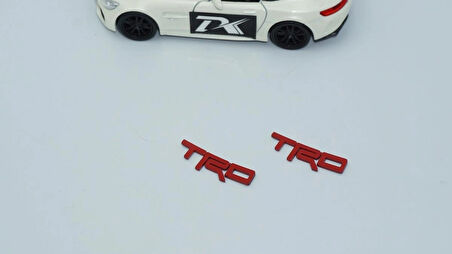 DK Tuning TRD Direksiyon Kırmızı Logo Amblem Toyota İle Uyumlu