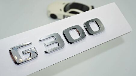 DK Tuning G300 Bagaj Krom ABS 3M 3D Yazı Logo Benz İle Uyumlu