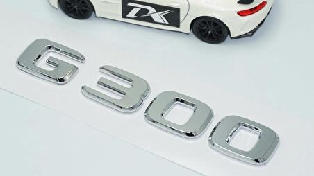 DK Tuning G300 Bagaj Krom ABS 3M 3D Yazı Logo Benz İle Uyumlu