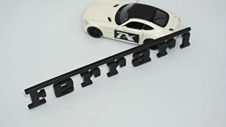 DK Tuning Ferrari Bagaj Siyah ABS 3M Yazı Logo Amblem
