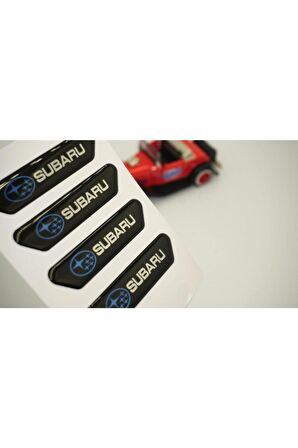 Subaru Logo Kapı Kenarı Koruma Metalize Damla Desen 3m Band