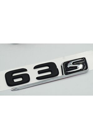 Mercedes Benz E63s Bagaj Yazı Logo Siyah