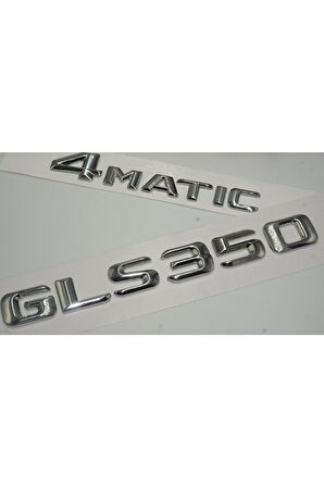 Benz Gls 350 4matic Bagaj Krom Metal 3m 3d Yazı Logo