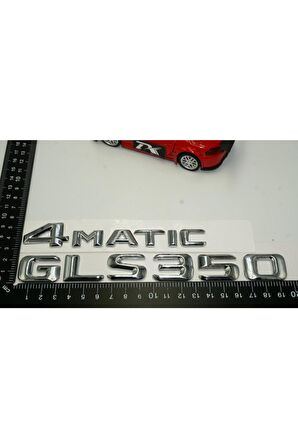Benz Gls 350 4matic Bagaj Krom Metal 3m 3d Yazı Logo
