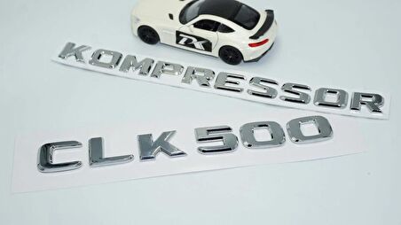 DK Tuning CLK500 Kompressor Bagaj Krom ABS Yazı Logo Benz İle Uyumlu
