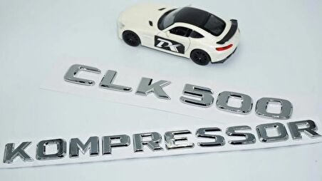DK Tuning CLK500 Kompressor Bagaj Krom ABS Yazı Logo Benz İle Uyumlu