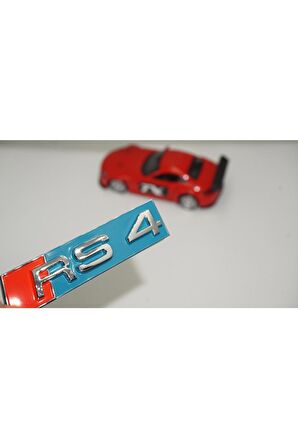Audi Rs4 Yeni Nesil Turkuaz 3m 3d Bagaj Logo Orjinal Ürün