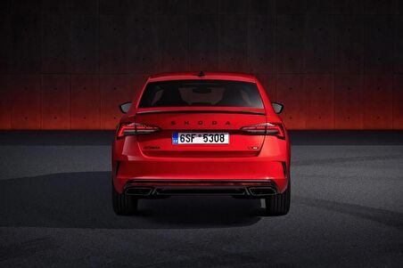 DK Tuning Yeni Nesil Uzun Bagaj Siyah Yazı Logo Skoda İle Uyumlu