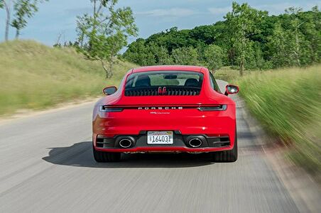 DK Tuning Porsche 911 992 Carrera 3M Gümüş Krom Bagaj Logo
