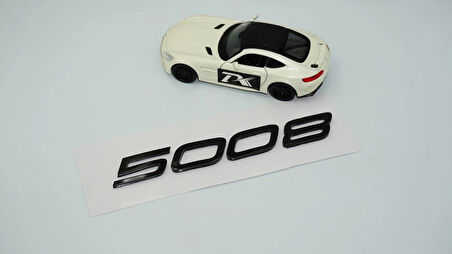 DK Tuning Peugeot Yeni 5008 Bagaj 3M 3D Siyah ABS Yazı Logo