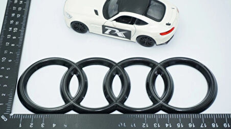 DK Tuning Audi R8 Ön Kaput 188mm Siyah Halka Rozet Amblem Arma