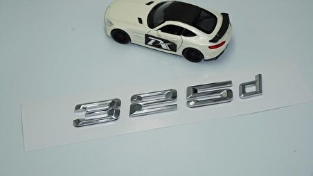 Dk Tuning 325d Bagaj Krom Metal 3m 3d Yazı Logo Bmw İle Uyumlu