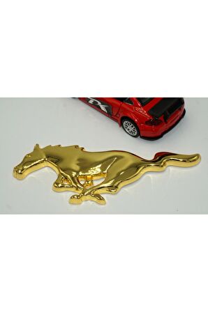 Dk Ranger Koşan At Bagaj Gold Metal Logo