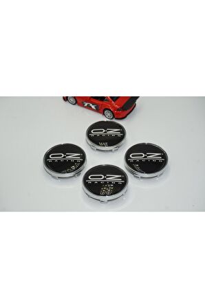 Oz Racing Jant Göbeği Kapak Seti 60mm Beyaz Gümüş Renk