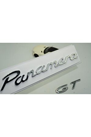 DK Porsche Panamera GT Bagaj 3M 3D ABS Yazı Logo Amblem Seti