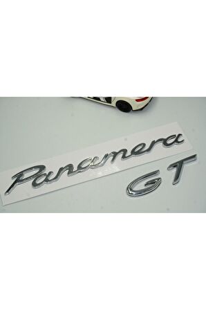 DK Porsche Panamera GT Bagaj 3M 3D ABS Yazı Logo Amblem Seti