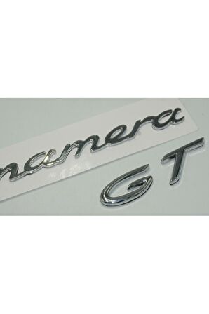 DK Porsche Panamera GT Bagaj 3M 3D ABS Yazı Logo Amblem Seti