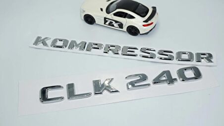 DK Tuning CLK240 Kompressor Bagaj Krom ABS Yazı Logo Benz İle Uyumlu
