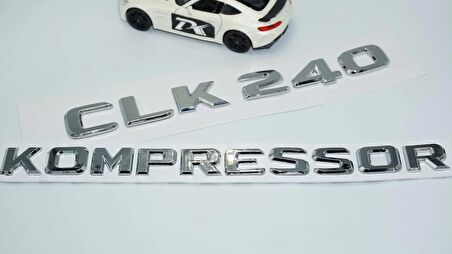 DK Tuning CLK240 Kompressor Bagaj Krom ABS Yazı Logo Benz İle Uyumlu