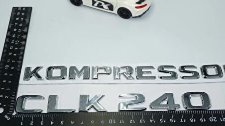 DK Tuning CLK240 Kompressor Bagaj Krom ABS Yazı Logo Benz İle Uyumlu